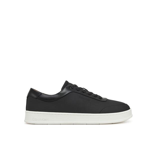 Мужские кроссовки Calvin Klein Low top lace up oxford rubb lth hm0hm01708 чёрные