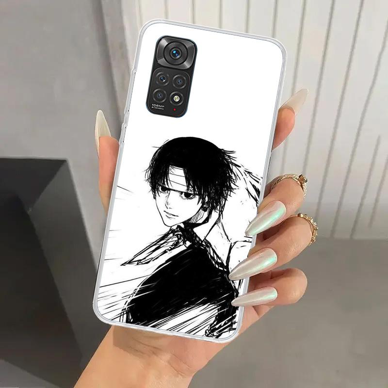 Black White Hunter HXH Phone Case for Xiaomi Redmi Note 15 14 14S 13 12S 12 Pro 11S 11 Plus 11T 11E 10S Soft Funda Print Shell R