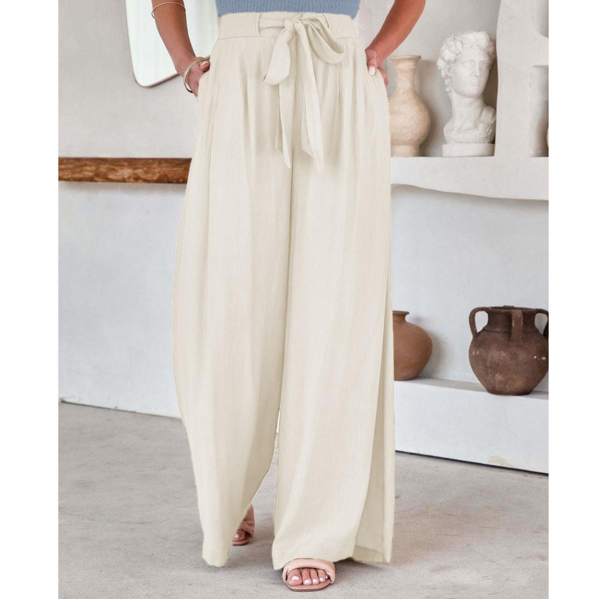 

Летние джоггеры Длинные брюки с широкими штанинами Женские длинные брюки Женские спортивные брюки для женщин Брюки XL белый