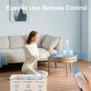Diffusore di Oli Essenziali da 500ml con Telecomando, Luci LED a 7 Colori, 4 Modalità Timer, Aromaterapia Ultrasonica Silenziosa per la Casa, Spento
