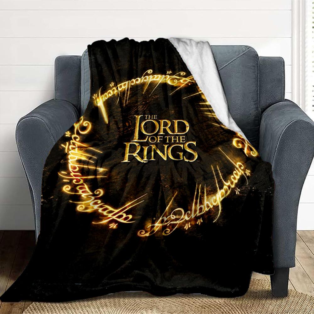 Lord Rings Throw Blanket Flannel Blanket Soft Warm Sofa Bed Camping home Decor Unique Christmas Gift C1023