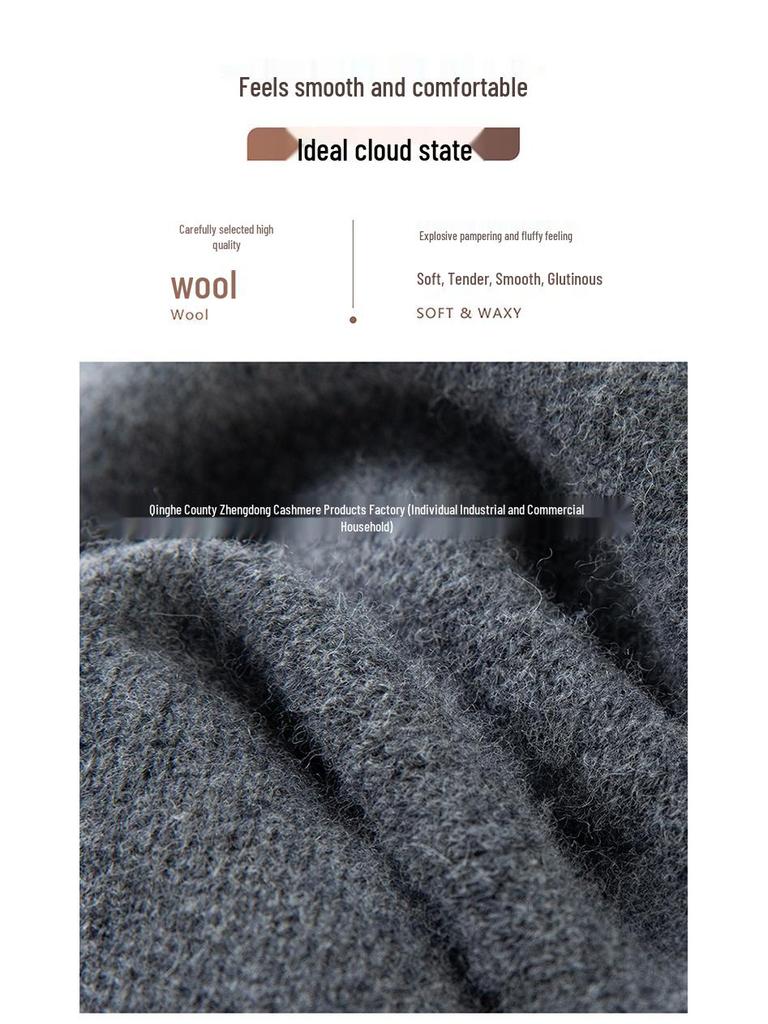 Women's 100% Pure Wool Hip-Hugging Slim Skirt - Fashionable and Sexy