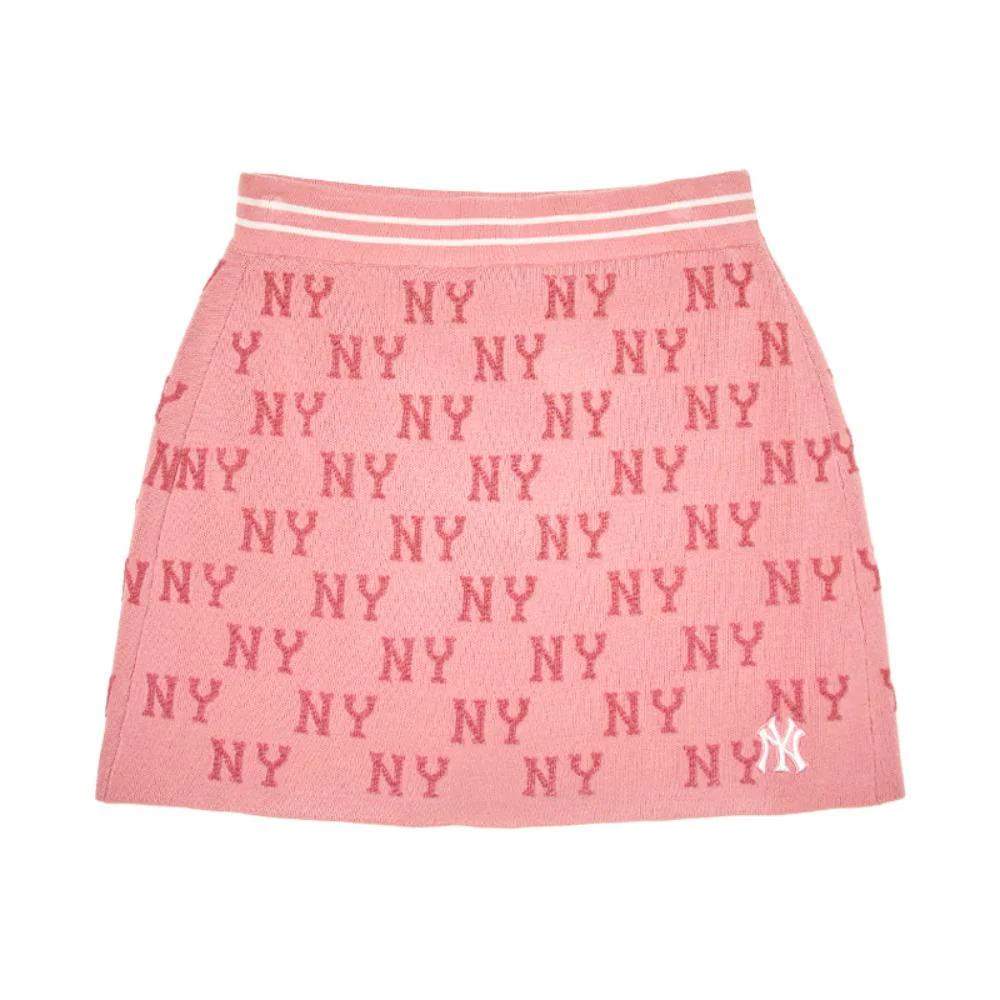 

New MLB New York Yankees Casual Short Skirts Women s Pink 3FSKM0344-50PKS M