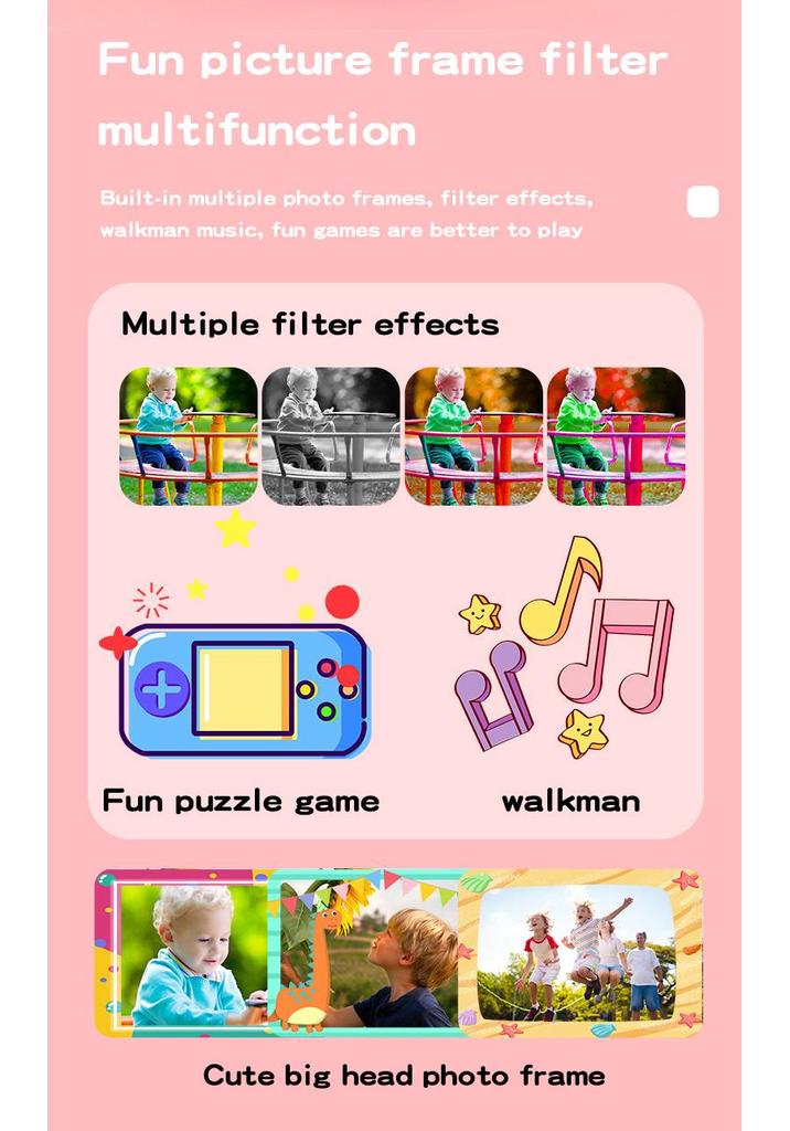Y8 Kids Portable Mini Cartoon Camera: Cute HD Digital Photography Gift 2025