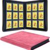 PU Suede 288 Hold TCG Card Binder 9 Pocket Zippered Waterproof for Pokemon YuGiOh Magic Cards Anime Game Card Collection Album