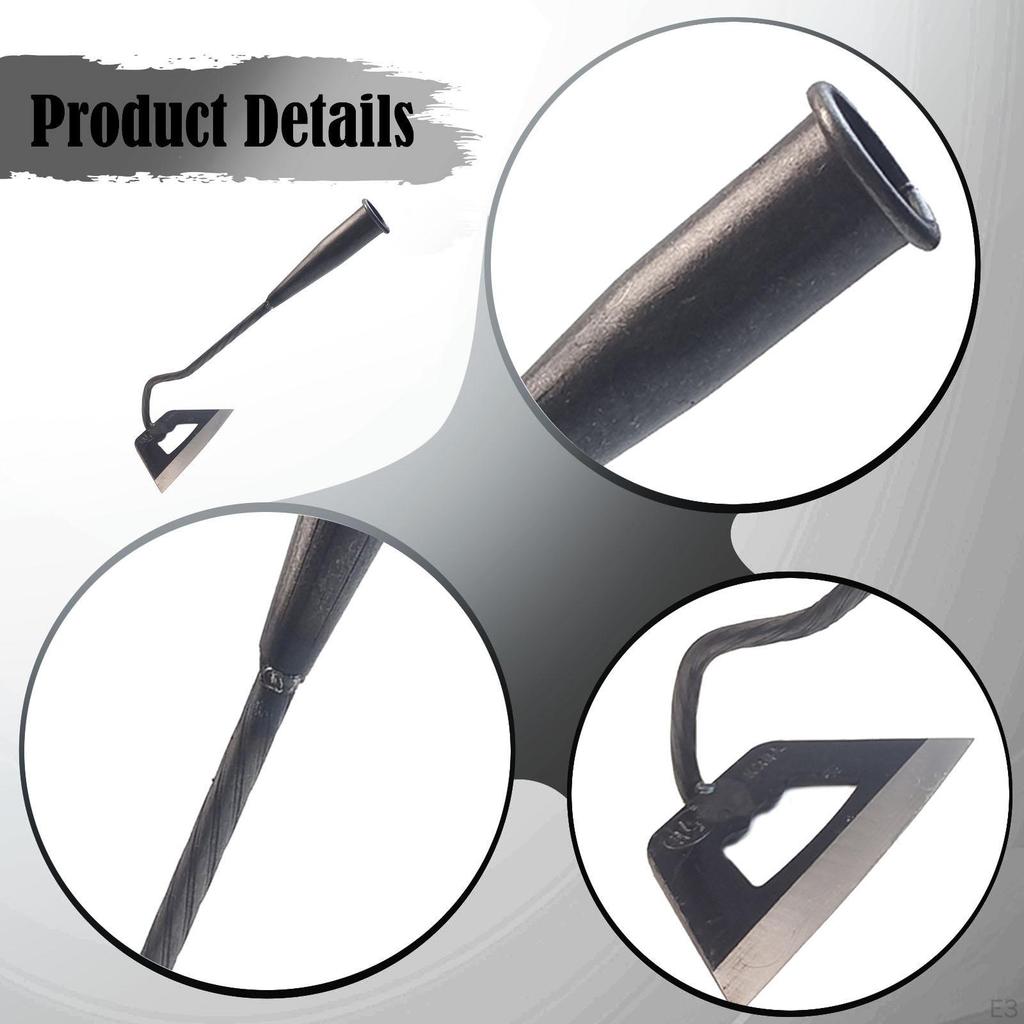 Farming Hoe Weeds Pulling Tool Grass Weeding Remover Practical Manual Weeder Removal for