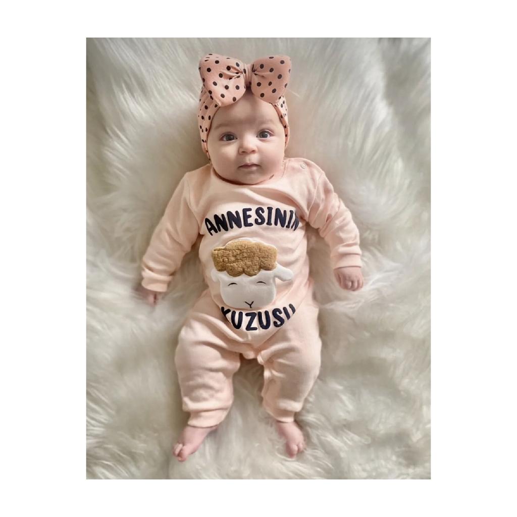 Mother's Lamb Embossed Print Mobile Luxury Jumpsuit