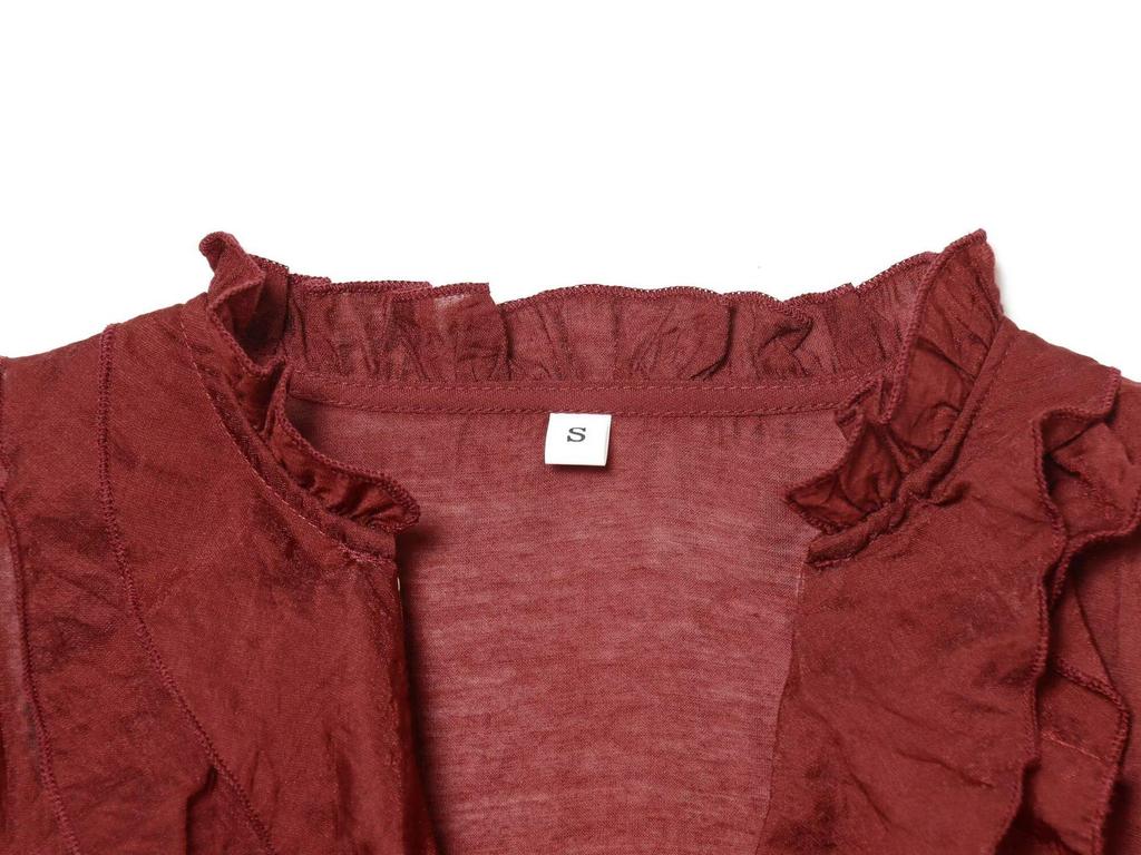 Women's High-End Lace Layered Blouse - Little Fragrance Style