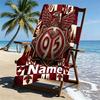 Custom Name Personalized 05 1FSV Mainz 05 Print Beach Towel, for Trip Camping Beach Party Home Decor, Birthday Gift for Family & Friends