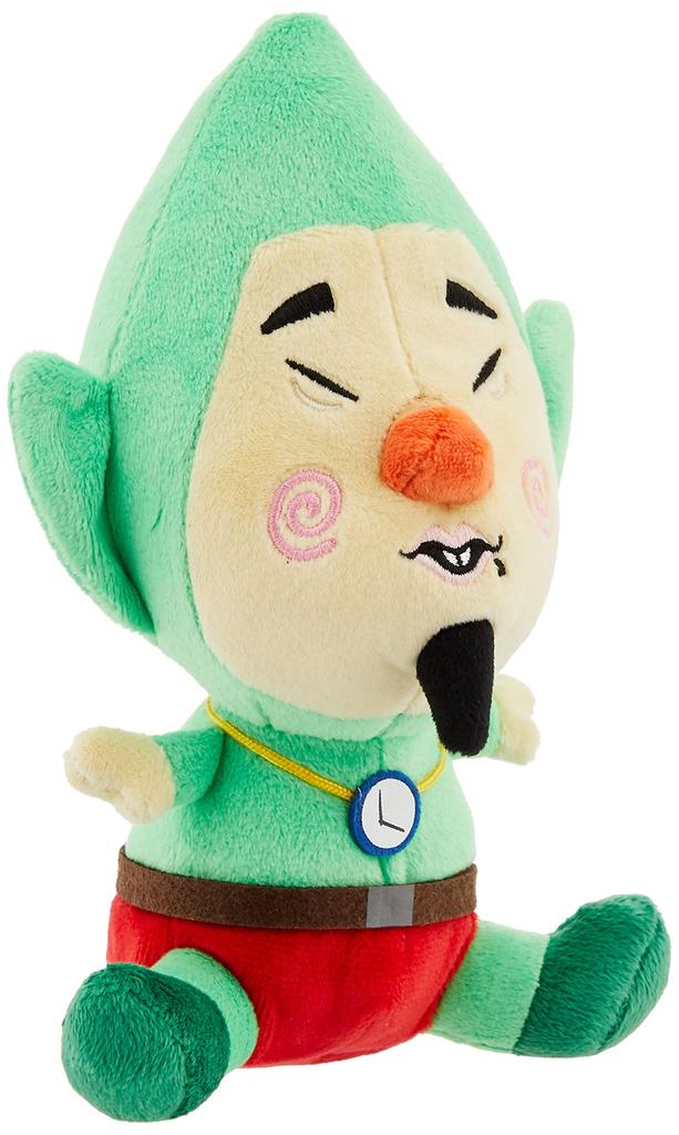 Sanei Boeki Legend of Zelda Tingle Small Plush Toy from The Wind Waker HD, 16cm Tall, 230256