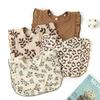 Baby Bibs Organic Cotton Muslin Scarf Burp Cloths Ruffle Floral Gauze Water Absorb Bandana for Newborn Accessories Feeding Kids