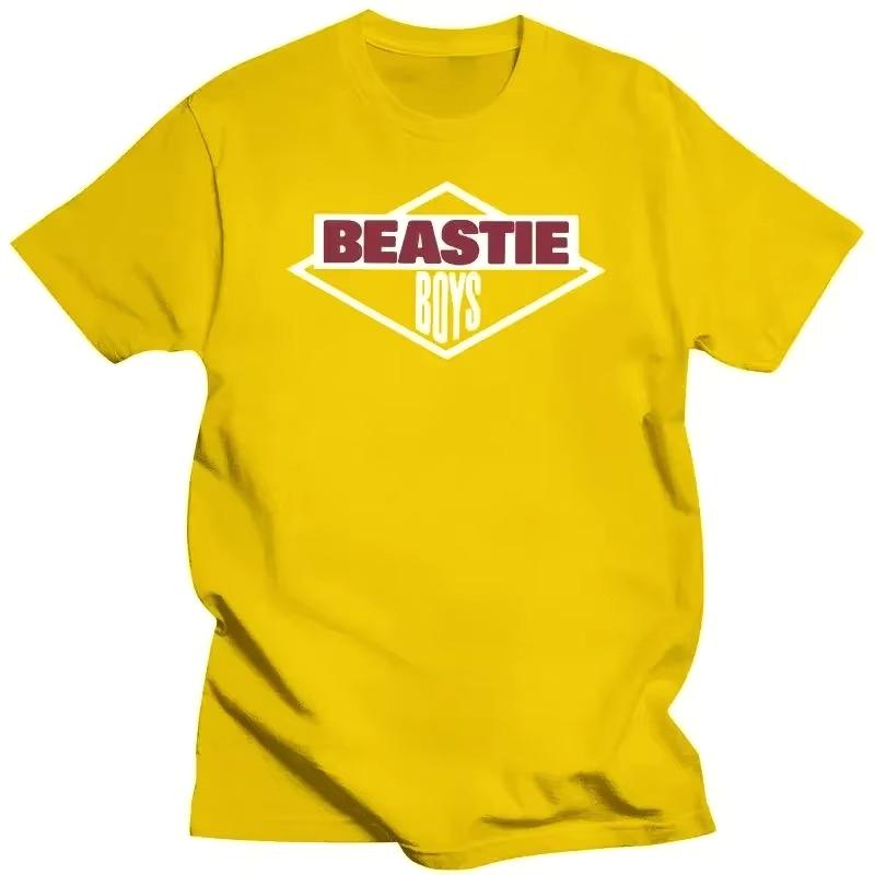 Herren T-Shirt Beastie Boys T-Shirt Amerikanische Hip-Hop-Gruppe Harajuku Baumwolle Kurzarm-T-Shirt Streetwear Oberteil Y2K Gothic Baumwolle Übergroßes T-Shirt