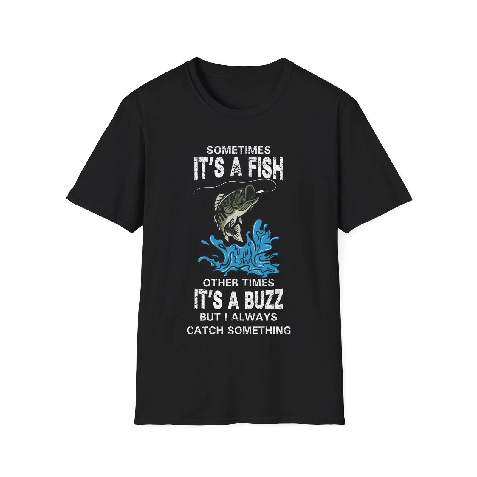

Bass Fishing T-shirt Freshwater Angler Fisherman Beer Design Shirt High Quality Printed Round Neck Short Sleeve Personality Tops 3XL
