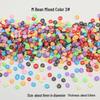 Eco-friendly M&M's Soft Clay Slices for DIY Crystal Slime and Crafts