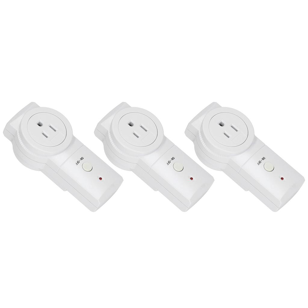 Wireless Switch Socket with Remote Control Smart Outlet Set Built in Battery
