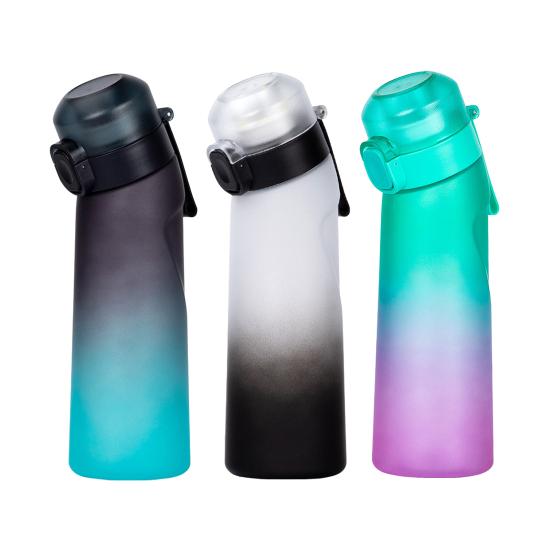 650ml Fruity Water Bottle with 7 Flavors Drinking Bottles for Outdoor Fitness Flavor Travel Mug for School