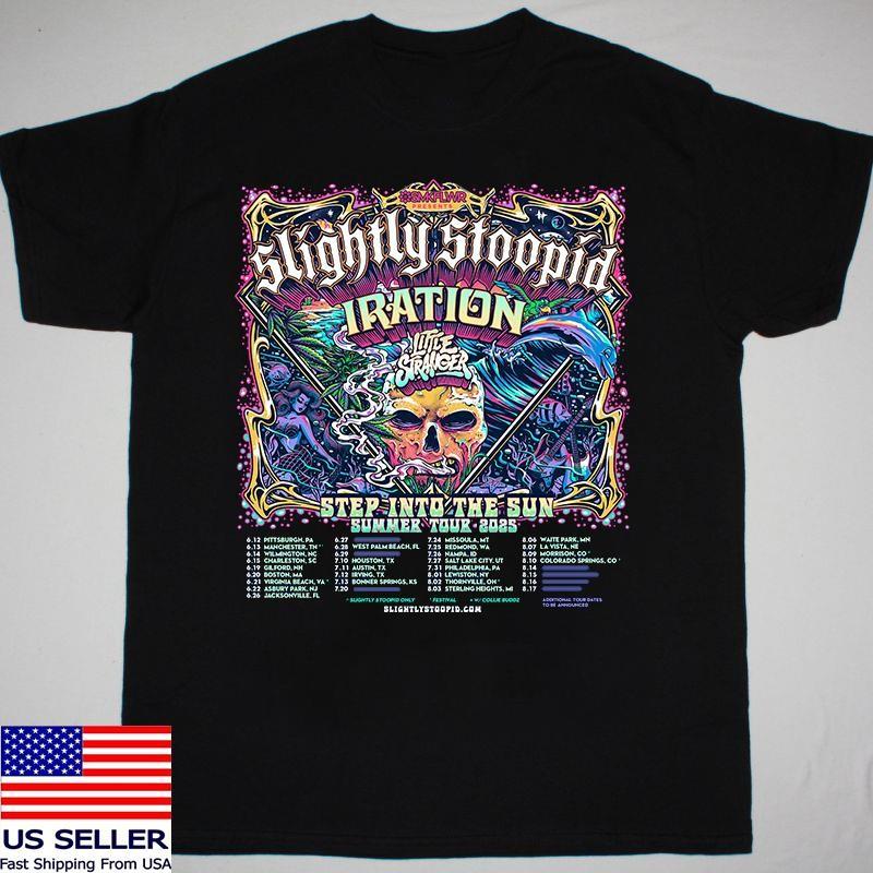 

Slightly Stoopid Band Iration Tour 2025 T Shirt Full Size Unisex T-Shirt M