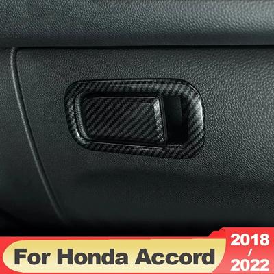 Voor Honda Accord X 10e 2018 2022 Hybride ABS Auto Bijrijder Handschoenenkastje Handvat Kom Deksel Sierlijst Accessoires