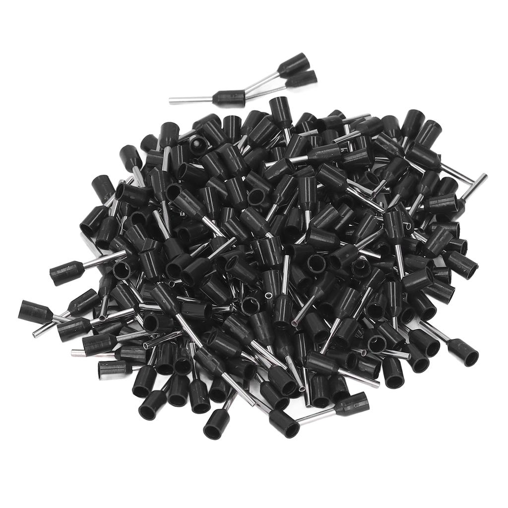 1000Pcs Ferrule 22AWG Insulated Crimping Wire Terminal Set Kit for Equipment E0508