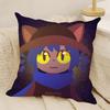Game One S-Shot N-Nikos Anime Pillow Case Natural Linen Double-Sided Printing Sofa Home Decor Cushion Cover