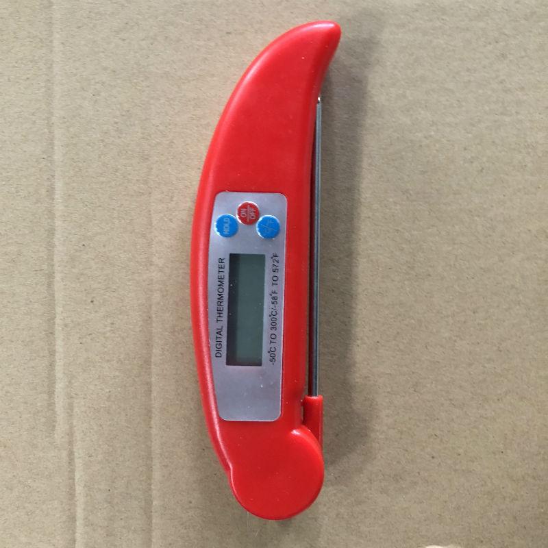 Electronic Folding BBQ Meat Thermometer with Stainless Steel Probe