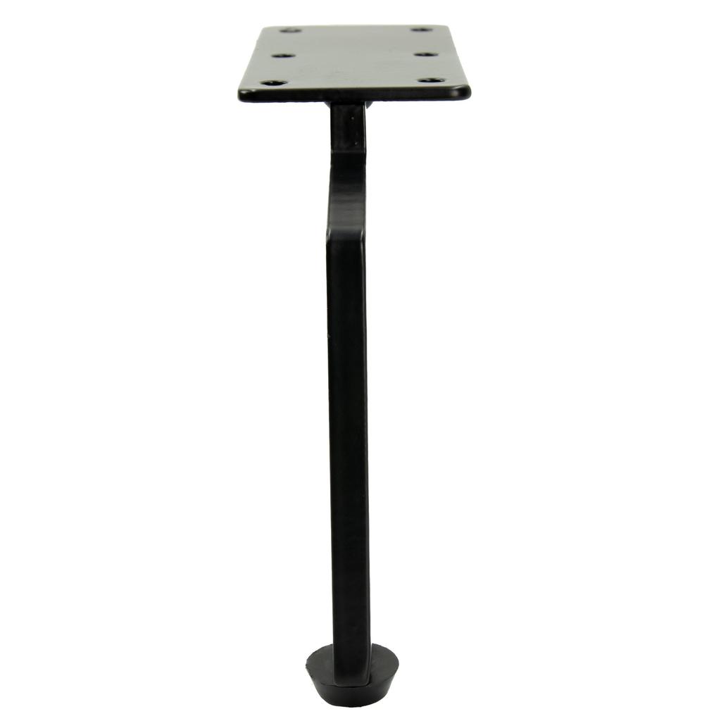 Loft furniture leg, black matte, height 12 cm