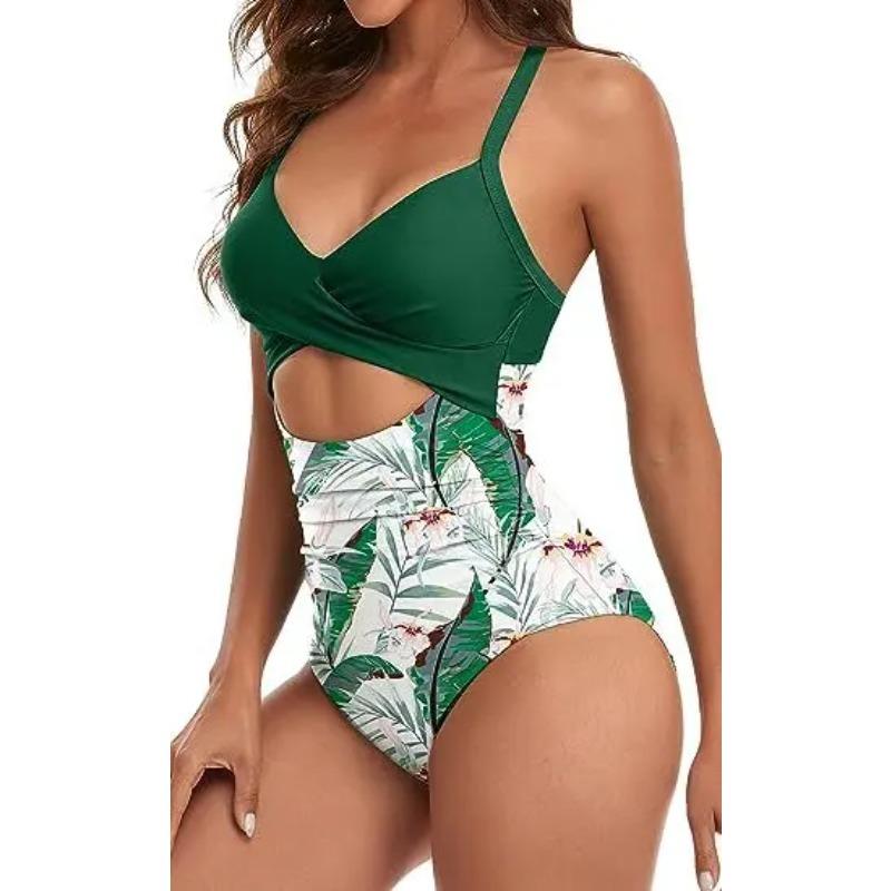 Leopard One Piece Swimsuit 2026 New Halter Push Up Swimwear Women Swimsuit Bathing Suit Beachwear Monokini Female Swimming Suits