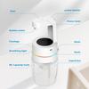 USB Charging Automatic Soap Dispenser 4-Gear Adjustable Wall Mounted Foam Soap Dispenser Breathing Light Lotion Dispenser