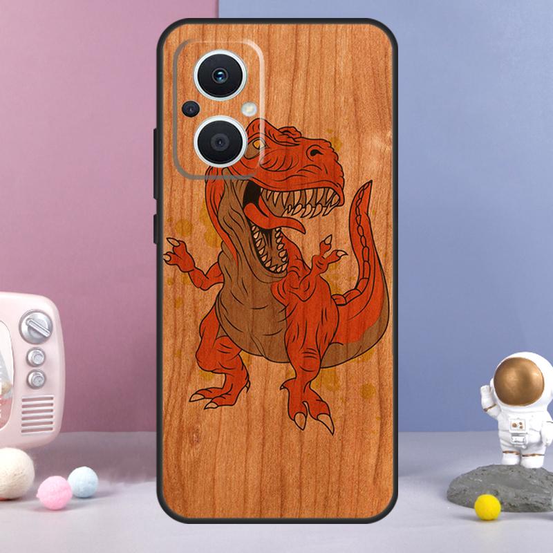 Deer Lion Elephant Wood Animal Funda For OPPO Reno 13 F 11F 12F 14F 10 11 12 14 Pro 7 8 Lite OPPO Find X6 X5 X8 X9 Pro Case