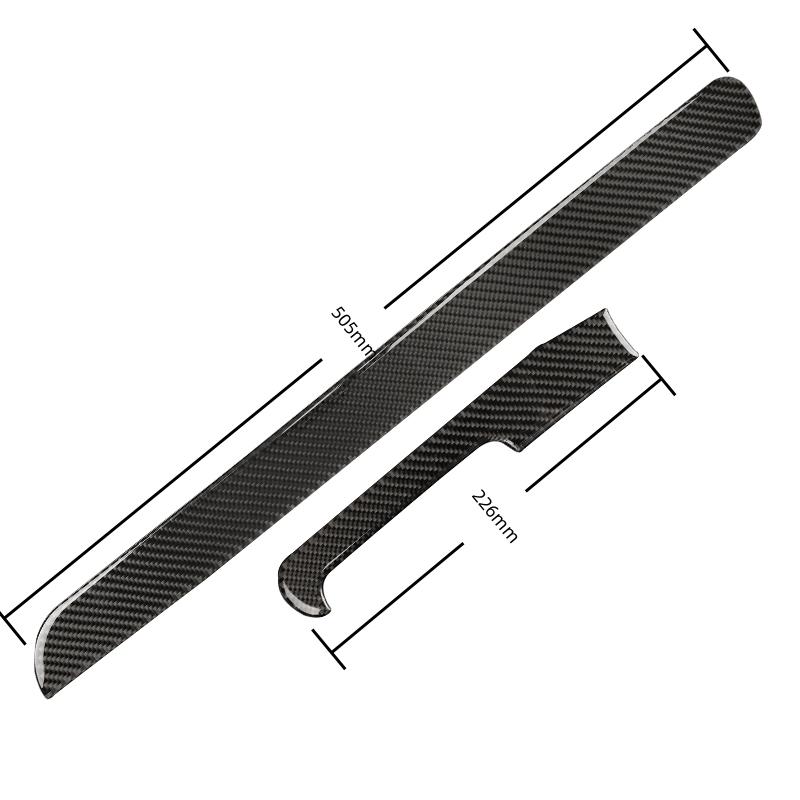 For Volkswagen Golf 6 Gti R MK6 2008-2012 Carbon Fiber Center Console Dashboard Cover Protection Trim Sticker Car Accessories