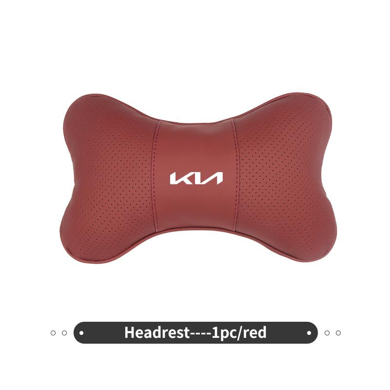 AAAHE1 Car Headrest Lumbar Support Pillow Auto Seat Neck Waist Cushion For KIA Ceed Sportage Rio K5 K2 Optima Cerato Venga Sedona