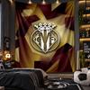 Wall Hanging Tapestry Villarreal FC Print Cloth for Living Room Bedroom Home Decor