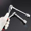 1/4" 3/8" 1/2" Socket Ratchet Wrench Extension Bar 50/75/100/125/150/250mm Long Bar Steering Sleeve Connecting Rod Accessories