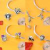 New Halloween Pumpkin Skull Witch Charm Bead Copper Fit Original Charms Bracelet Pendants Halloween Gift Diy