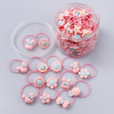 Root Children 'S Hair Ring Headwear Hair Korean Version The Cartoon Headwear Girl Rubber Band Sweet Cute Hair Accessories