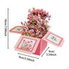 3D Bouquet Greeting Card, Mother's Day Birthday Gift for Mother, Grandma,