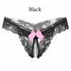 Fashion Lace Open Thongs G-string Panties Knickers Lingerie Underwear Lace Open Micro Bandage Thongs Briefs Crotchles T-back