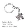 Thanksgiving Day Couple Keychain Dragon Snake Anime Key Ring Backpack Chains Women