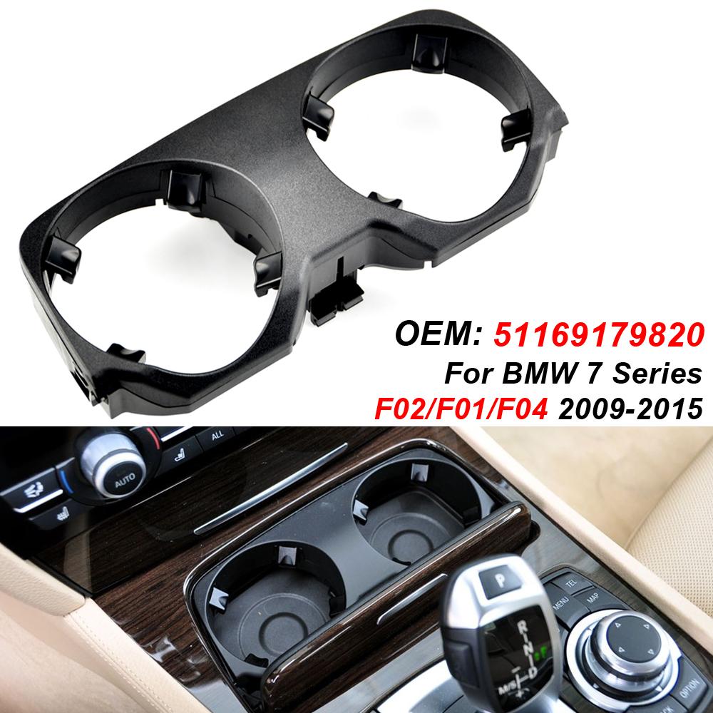 AAACG1 Car Center Console Cup Holder Water Cup Holder Console Dashboard Cup Drink Holder Cover For BMW F02/F01 7 Series 51169179820