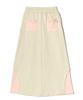 PEACE MAKER Ex Raw Maxi Skirt (Pink)