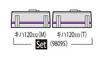TOMIX N Gauge JR Kiha 120 300 Series Fukuen Line Set 98095 Diesel Car Model Train