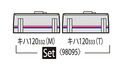 TOMIX N Gauge JR Kiha 120 300 Series Fukuen Line Set 98095 Diesel Car Model Train