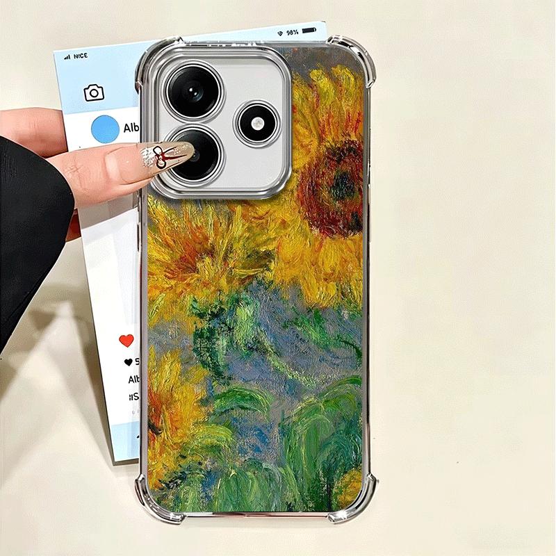 

Van Gogh Oil Painting Aesthetics Soft Phone Case For Xiaomi Poco X7 X8 Pro Max X6 X5 X3 F8 Ultra F7 M8 M7 M5S Redmi 15C 15A 15 1 Xiaomi Poco X5