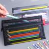 Large Capacity Stationery Pouch Zipper Stationery Holder Bag Simple Storage Bag  Student