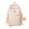 Schoolbag high value fresh and sweet plaid backpack cute Japanese ins wind backpack female simple middle school student schoolbag
