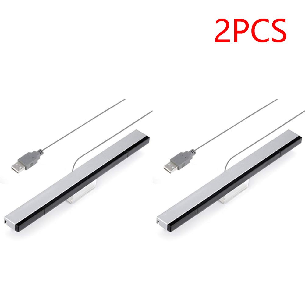 Kabelgebundener Fernbedienungssensor-Balken Empfänger Sensor-Balken USB Ersatz Infrarot TV Strahl Kabelgebundener Sensor-Balken für Wii/Wii U
