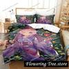 Kawaii Pipkin Pippa Bedding Set Single Twin Full Queen King Size Bed Set Adult Kid Bedroom Duvet Cover Sets Anime Bed Sheet Set
