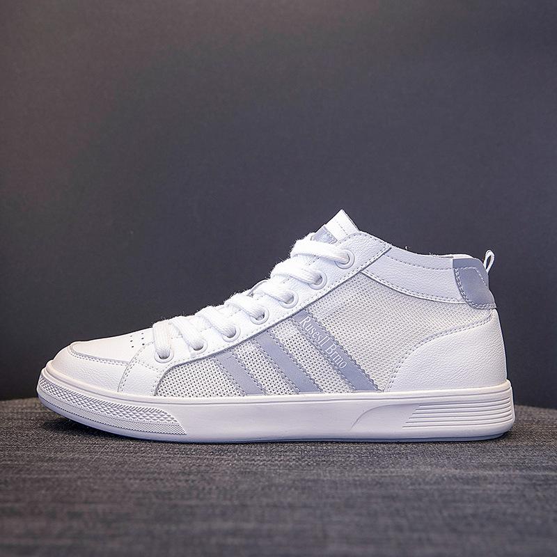 High-top little white shoes women's genuine leather 2 summer new women's shoes cowhide casual sports shoes summer trendy shoes women's versatile