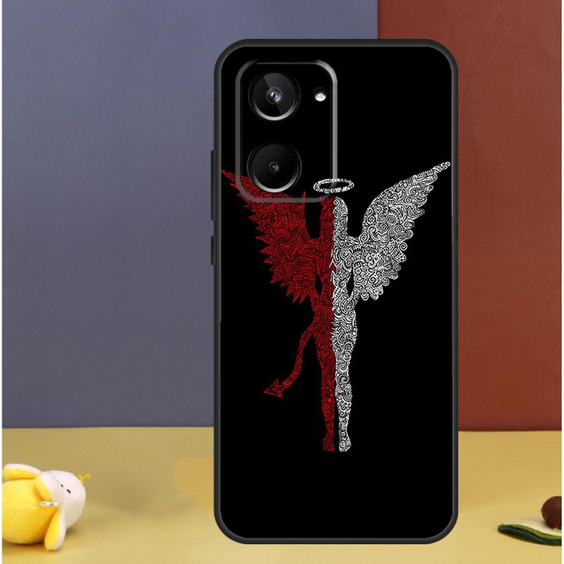 Devil Angel For Realme C71 C75 C55 C53 C67 C61 C33 C63 C51 C65 15 GT7 Pro 10 11 12 13 14 Pro Plus Case