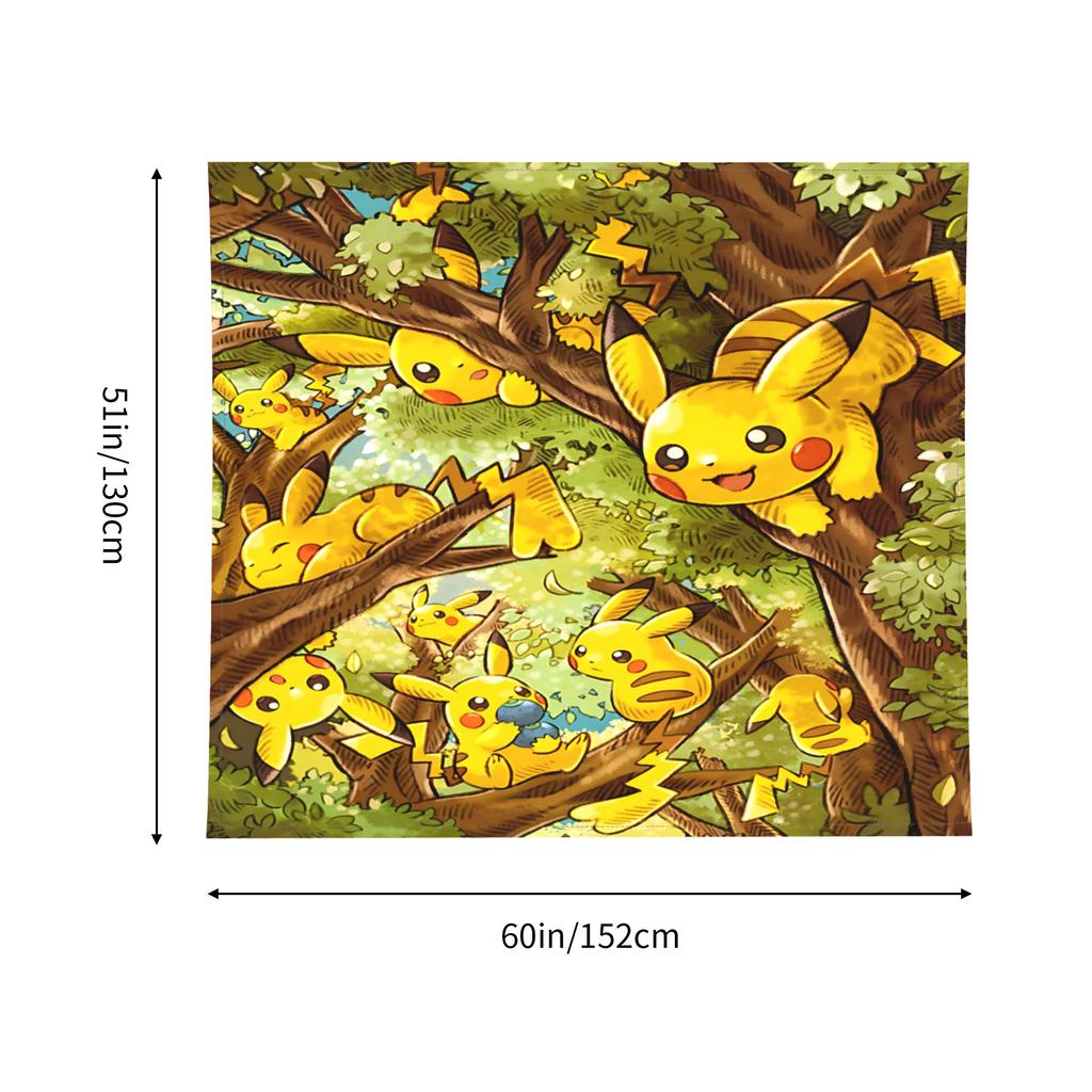 Pokemons Tapestry Room decoration pikachu Home Decoration Tapestry Decor Accessories Cute Room Decor